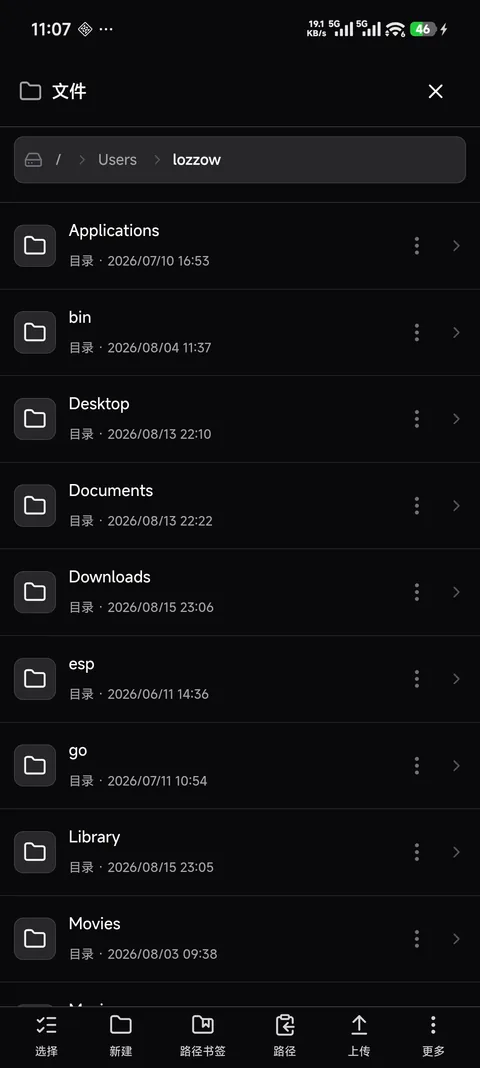 AnyTTY mobile file browser